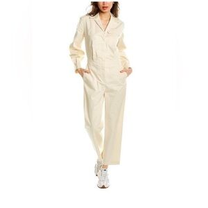 Theory White Jumpsuit - Small